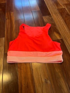 KIAVA Bright Coral Pink swim suit top